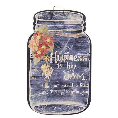 *Happiness Is Like Jam Mason Jar