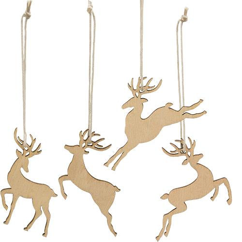 24/Box Reindeer Ornaments (Pack of 2)