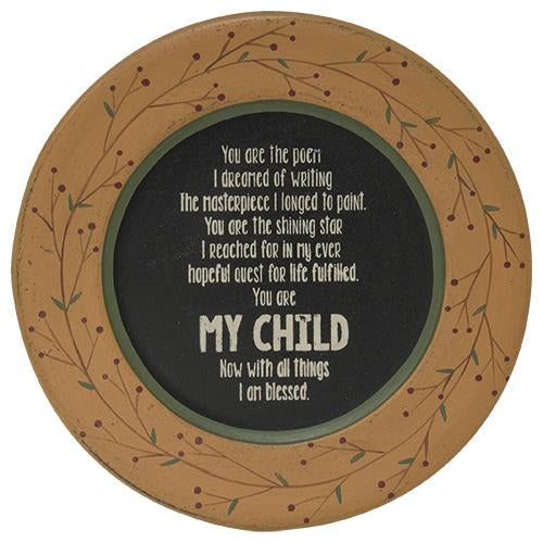 *My Child Plate (Pack of 2)