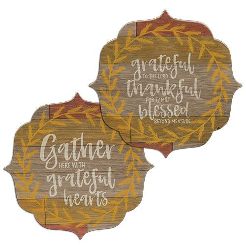 *Gather Here Sign 2 Asstd. (Pack of 2)