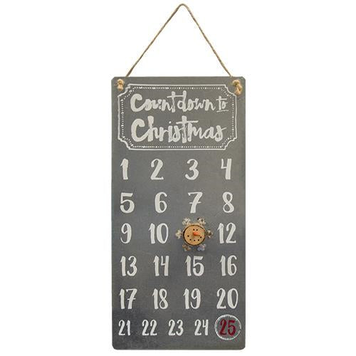 Christmas Countdown Calendar With Magnet (Pack of 2)