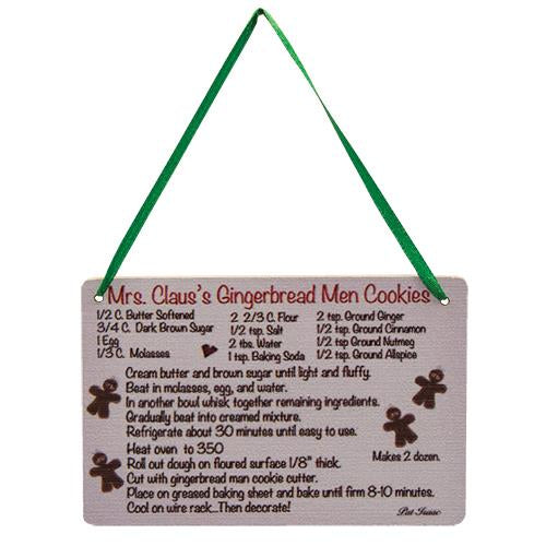 Mrs. Claus's Cookies Ornament  (Pack of 4)