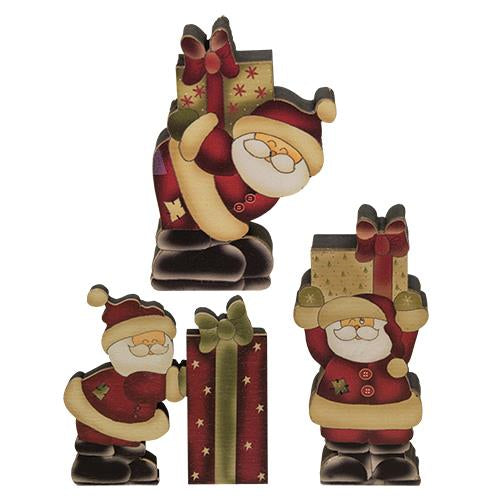 Gift Santa 3 Asstd. (Pack of 4)
