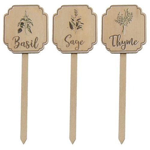 3/Set Herb Plant Stakes