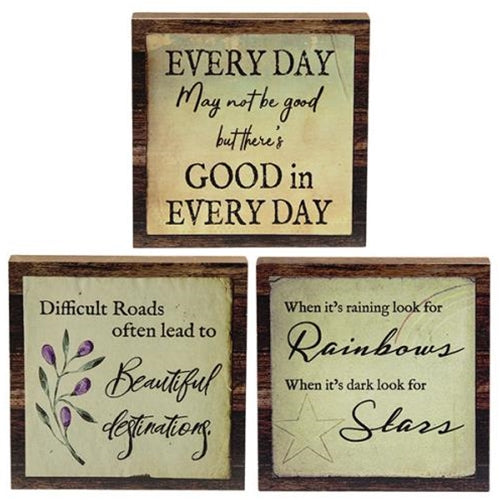 Good In Everyday Block 3 asst.  (Pack of 4)