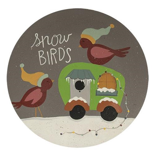*Snow Birds Camper Plate