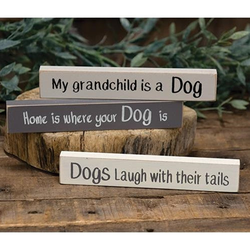 Farmhouse Colors Dog Mini Stick 3 Asstd. (Pack of 4)