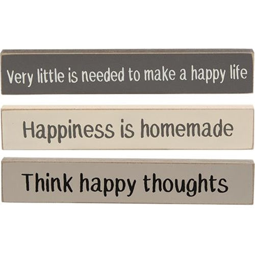 Farmhouse Colors Homemade Mini Stick 3 Asstd.  (Pack of 4)