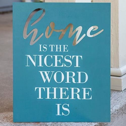 *Nicest Word Wood Cutout Sign