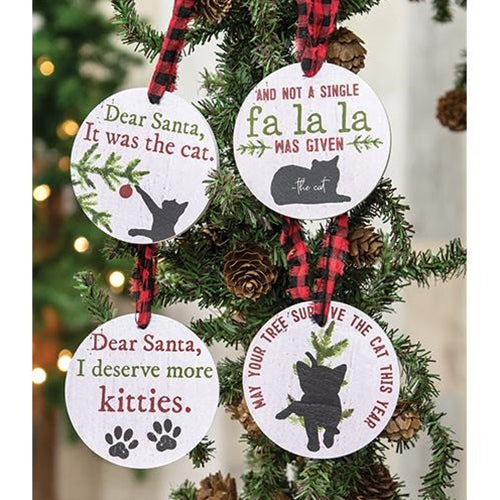 4/Set The Cat Gift Tags (Pack of 4)