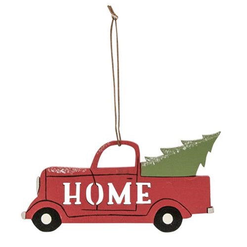 Home Truck Ornament (Pack of 4)