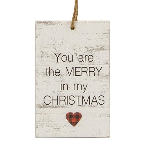 4/Set Dear Santa Heart Tag Ornaments (Pack of 4)