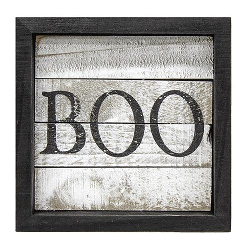 Boo Shiplap Box Sign (Pack of 4)