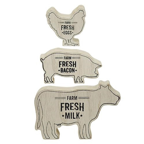 3/Set Cow Pig Chicken Stack (Pack of 4)