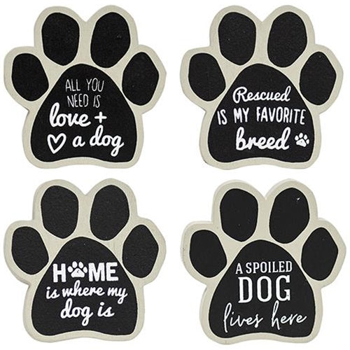 4/Set Dog Paw Magnets  (Pack of 4)