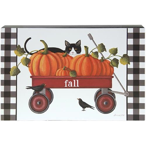 Fall Wagon Box Sign (Pack of 2)