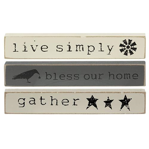 Live Simply Mini Stick 3 Asstd.  (Pack of 4)