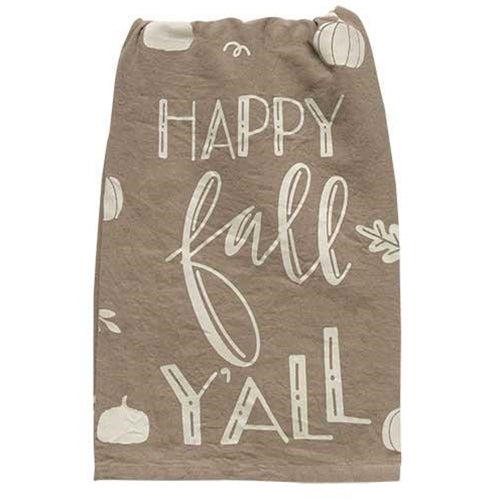 Happy Fall Ya'll Dish Towel (Pack of 2)