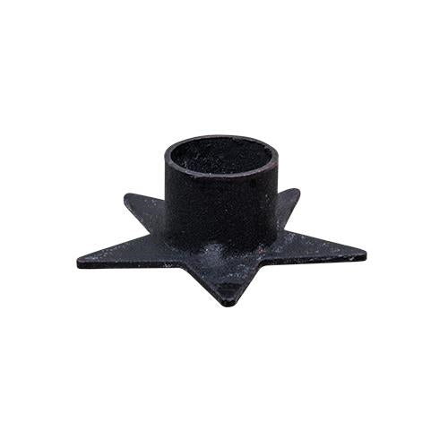 Black Star Taper Holder  (Pack of 4)