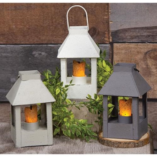 Farmhouse Colors Mini Colonial Lantern 3 asstd. (Pack of 2)