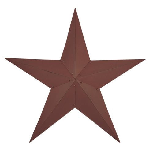 Barn Star - Burgundy - 36