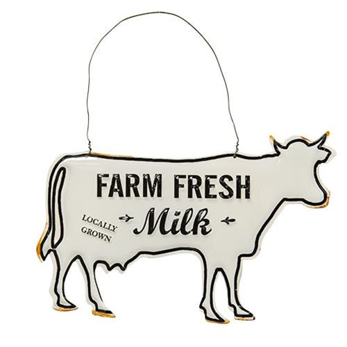 Farm Fresh Milk Ornament  (Pack of 4)
