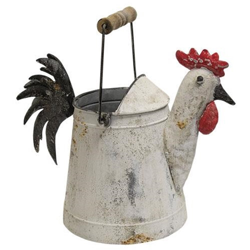 Metal Rooster Watering Can