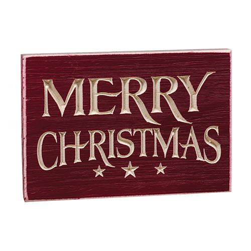 Merry Christmas Engraved Sign 6
