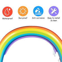 Load image into Gallery viewer, Inflatable Rainbow Sprinkler Backyard Games Outside Water Toy Yard
