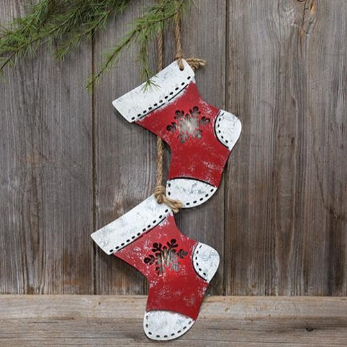 Tin Stockings on Jute (Pack of 2)