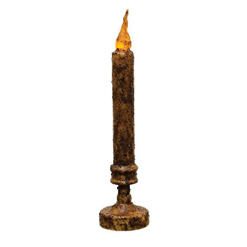 Burnt Mustard Candlestick - 10