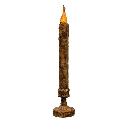Burnt Mustard Candlestick - 11.5