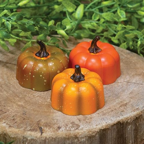 Pumpkin Tealight assorted (Pack of 4)