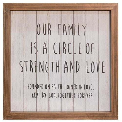 *Our Family Framed Sign 10