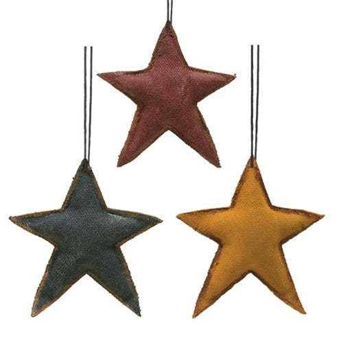 3/Set Fabric Star Ornaments  (Pack of 4)