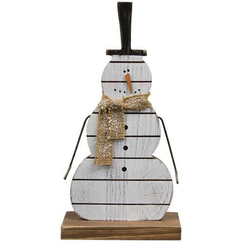 Wood Slat Snowman - 10
