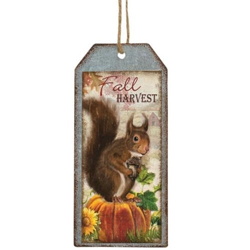 Fall Harvest Metal Tag (Pack of 4)