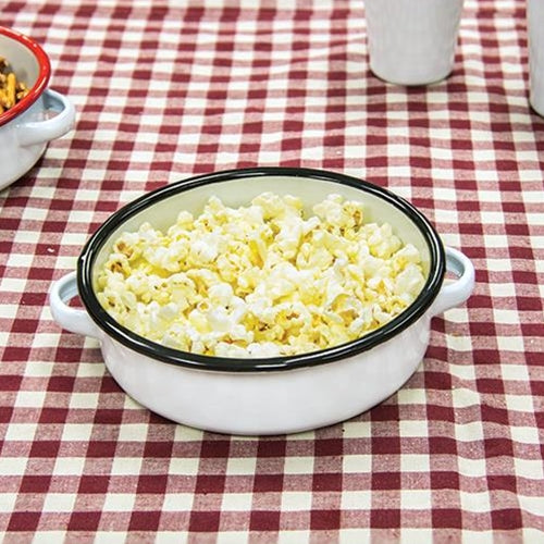 Black Rim Enamel Mini Baking Dish (Pack of 2)