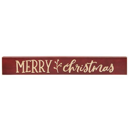 Merry Christmas Engraved Sign 24