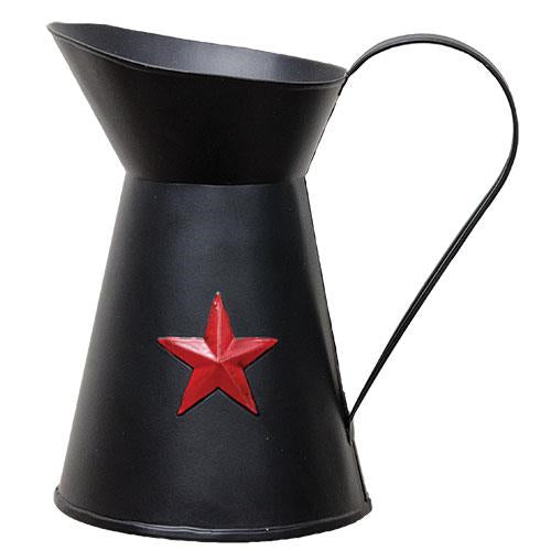 Black Pitcher w/Red Star  (Pack of 4)
