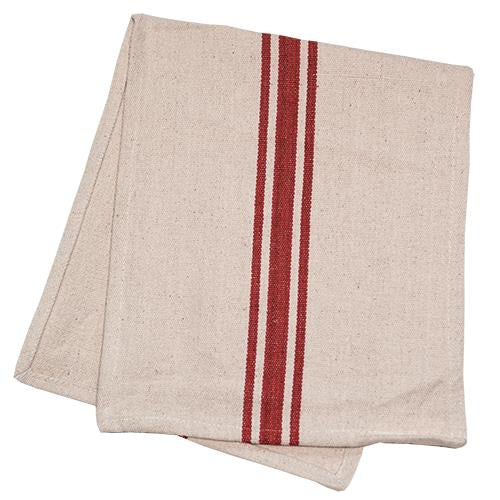 Grain Sack Red Stripe Towel (Pack of 2)