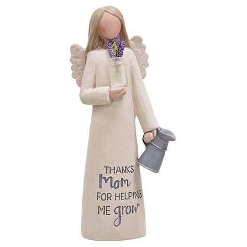 Mom Resin Angel w/ Flowers (Pack of 2)