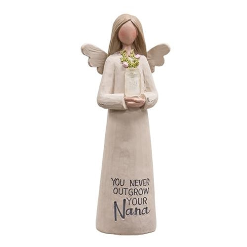 '+Nana Resin Angel w/  Vase (Pack of 2)