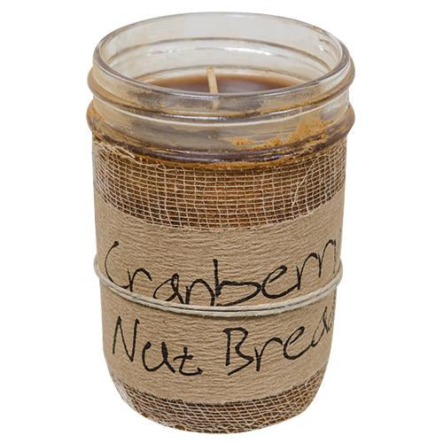 Cranberry Nut Jar Candle 8oz (Pack of 2)