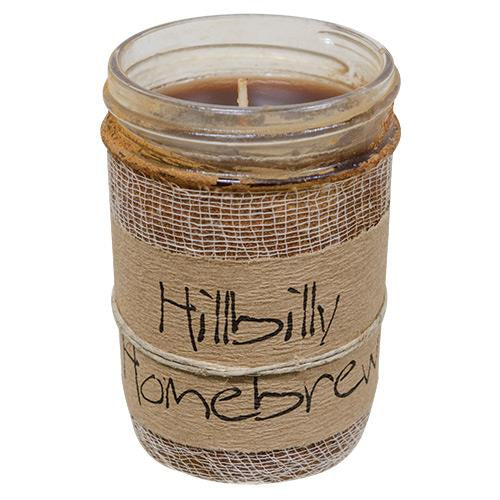 Hillbilly Homebrew Jar Candle 8oz (Pack of 2)