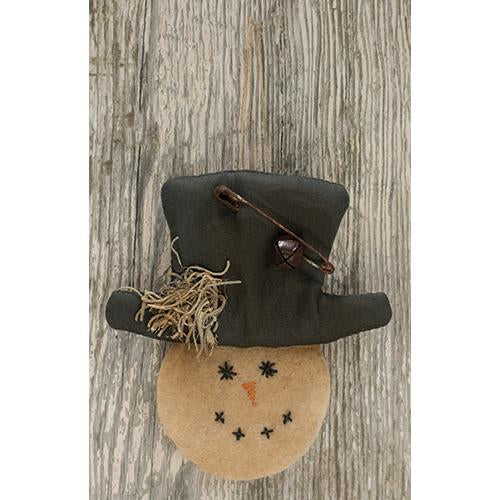 Snowman Face Ornament  (Pack of 4)