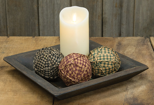 Primitive Rag Ball  3 Asstd. (Pack of 4)