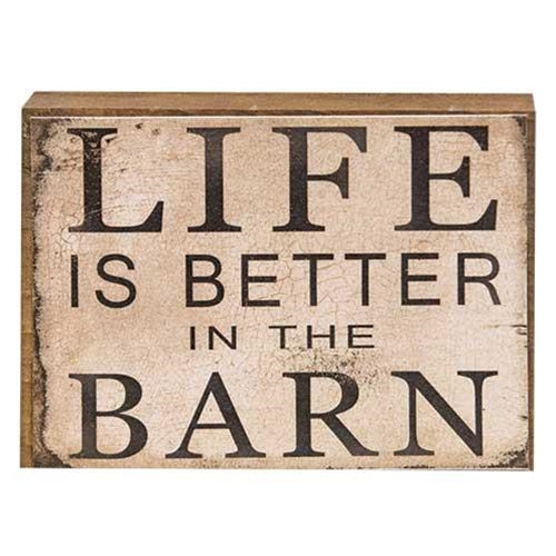 Better in the Barn Block (Pack of 4)