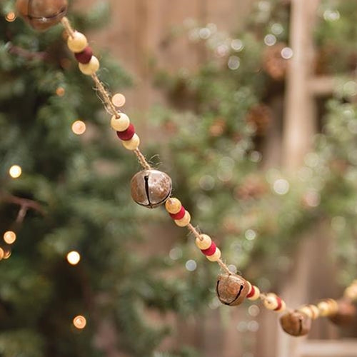 Bead & Bell Garland  (Pack of 4)