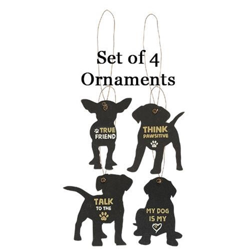 4/Set Dog Ornaments (Pack of 4)